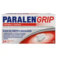 PARALEN GRIP Chřipka a bolest 500 mg 24 potahovaných tablet