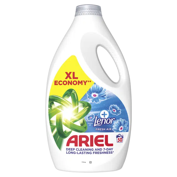 ARIEL Plus Fresh Air Tekutý prací gel 50 praní 2,25 l