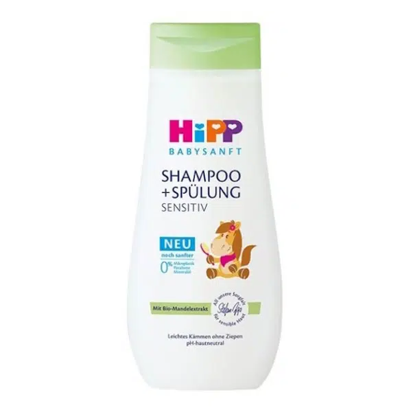 HIPP Babysanft dětský šampon s kondicionérem koník 200 ml