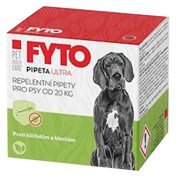 PET HEALTH CARE FYTO Pipeta ultra pro psy od 20 kg 6x10 ml