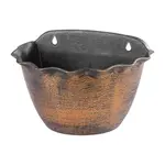 Květináč závěsný STREND PRO Wave 26x18cm zlatý - metalický efekt