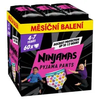 PAMPERS Ninjamas pants S7 Heart 17- 30 kg 60 kusů
