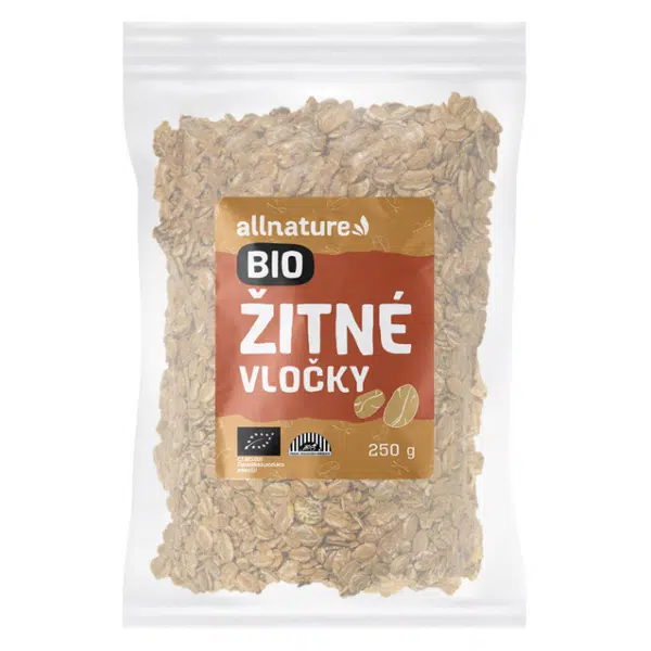 ALLNATURE Žitné vločky 250 g BIO