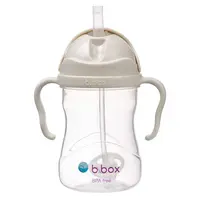 B.BOX Hrneček s brčkem béžový 240 ml