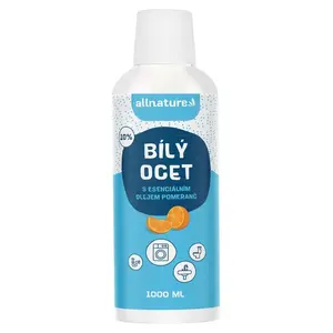 ALLNATURE Bílý ocet 10% s vůní pomeranče 1000 ml