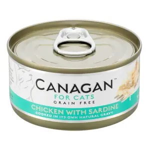 CANAGAN Chicken with sardine konzerva pro kočky 75 g