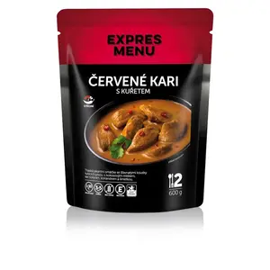 EXPRES MENU Červené kari s kuřetem 2 porce