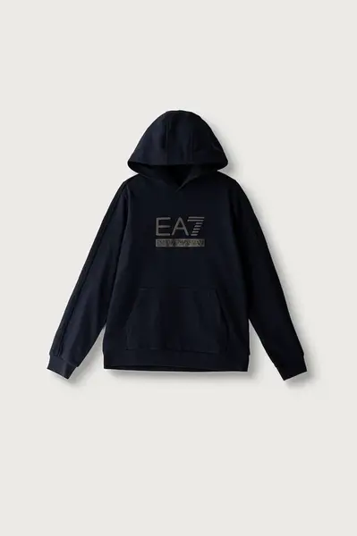 EA7 Emporio Armani  mikina s kapucí dětská s bavlnou