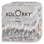 KOLORKY DAY Jednorázové EKO plenky srdce M (5-8 kg) 21 kusů