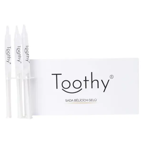 TOOTHY Gel Kit doplňující gely na bělení zubů 3 kusy na 6 dní