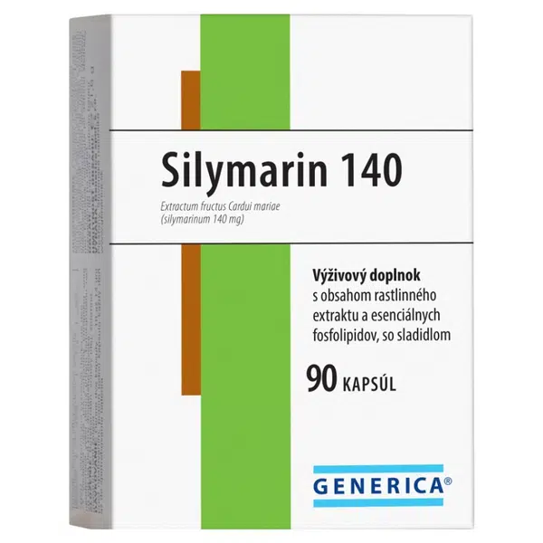 GENERICA Silymarin 140 mg 90 kapslí