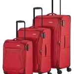 Sada cestovních kufrů Travelite Chios S,M,L Red