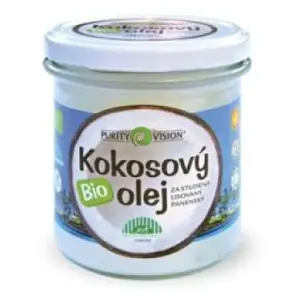 PURITY VISION Kokosový olej panenský ve skle BIO 600 ml
