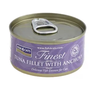 FISH4CATS Finest tuňák se ančovičkami konzerva pro kočky 70 g