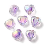 UV Plating Rainbow Iridescent Acrylic Beads