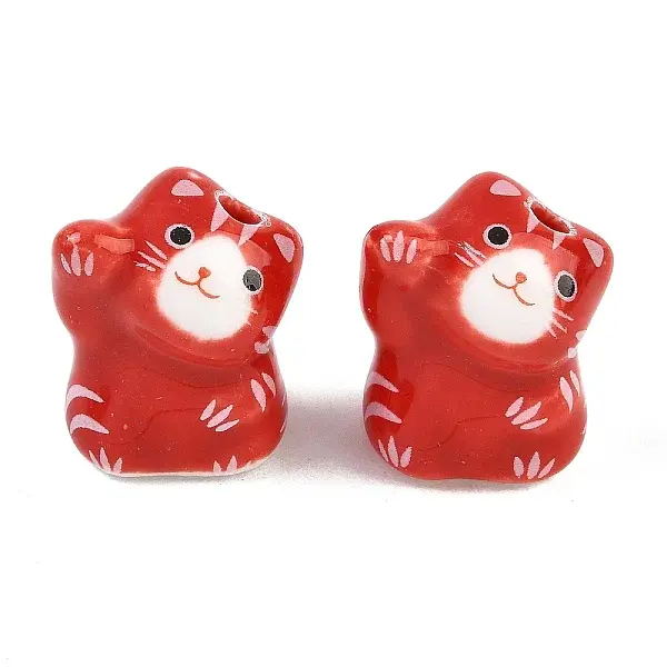 Hand Painted Handmade Porcelain Beads