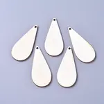 Unfinished Blank Poplar Wood Big Pendants