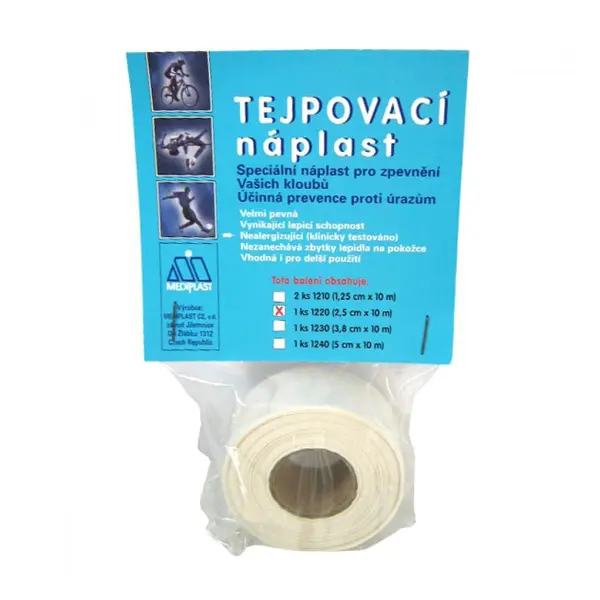 MEDIPLAST Tejpovací náplast 2.5 cm x 10 m 1 kus