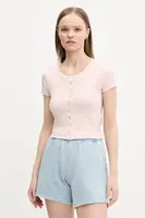 Tričko Guess Jeans růžová barva, W5GP27 KA0H1