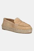 Semišové espadrilky Lauren Ralph Lauren Luize Loafer