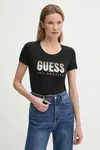 Tričko Guess DEGRADE černá barva, W5GI14 J1314
