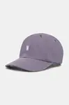 Bavlněná baseballová čepice Norse Projects Twill Sports Cap fialová barva, s aplikací, N80.0001.6018