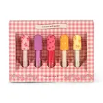 Sada lesků na rty Konges Sløjd GLITTER LIP GLOSS 5 PCS 5-pack KS102826
