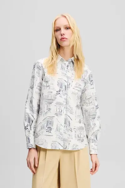 Bavlněná košile Karl Lagerfeld