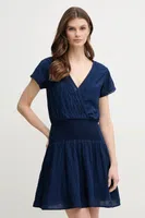 Šaty Pepe Jeans DEA tmavomodrá barva, mini, PL953686