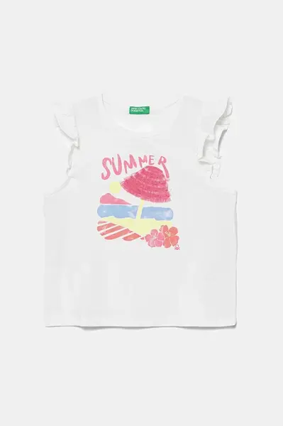 Dětské bavlněné tričko United Colors of Benetton