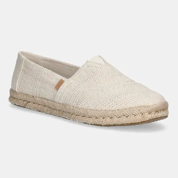 Espadrilky Toms ALPARGATA ROPE 2.1 béžová barva, 10020693