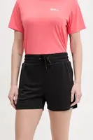 Outdoorové šortky Helly Hansen LIFA TECH dámské, černá barva, high waist, 63419