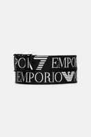 Pásek EA7 Emporio Armani černá barva, AF14310.7X000089