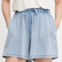 Kraťasy Answear.LAB dámské, modrá barva, high waist