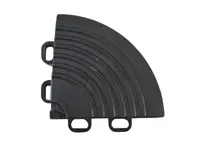 Plastový rohový nájezd k mod. dlaždicím, 6,5 x 6,5 x 1,8 cm, různé barvy - Procarosa Barva: černá