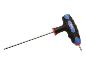BGS Technic BGS 4010-2 Zástrčný šestihranný klíč (inbus) 2,5 mm s T-rukojetí a boční čepel