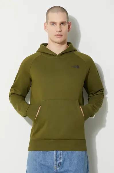 Bavlněná mikina The North Face M Raglan Redbox Hoodie