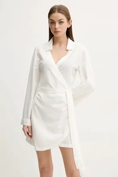 Šaty s příměsí lnu Melissa Odabash