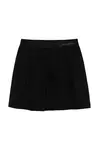 Dětská sukně Calvin Klein Jeans černá barva, mini, áčková, IG0IG02895