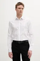 Košile Marciano Guess OLIVER pánská, bílá barva, regular, s klasickým límcem, 1GH402 4416Z