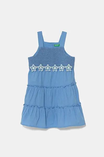 Dětské bavlněné šaty United Colors of Benetton