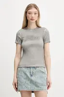 Tričko Guess Originals dámské, šedá barva, W5GP59 KCTT1