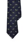 Hedvábná kravata Polo Ralph Lauren tmavomodrá barva, 712971855