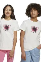 Dětské bavlněné tričko adidas Originals bílá barva, s potiskem, JZ9936