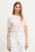 Tričko Guess JASMINE dámské, růžová barva, W5GR05 Z3D60