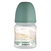 CANPOL BABIES Antikoliková lahev EasyStart MOUNTAIS zelená 120 ml