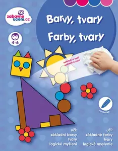 Zábavné učení Stíratelný sešit - Barvy, tvary A4