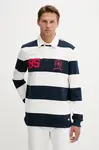 Tommy Jeans  Bavlněné tričko s dlouhým rukávem