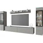 OBÝVACÍ STĚNA, šedá