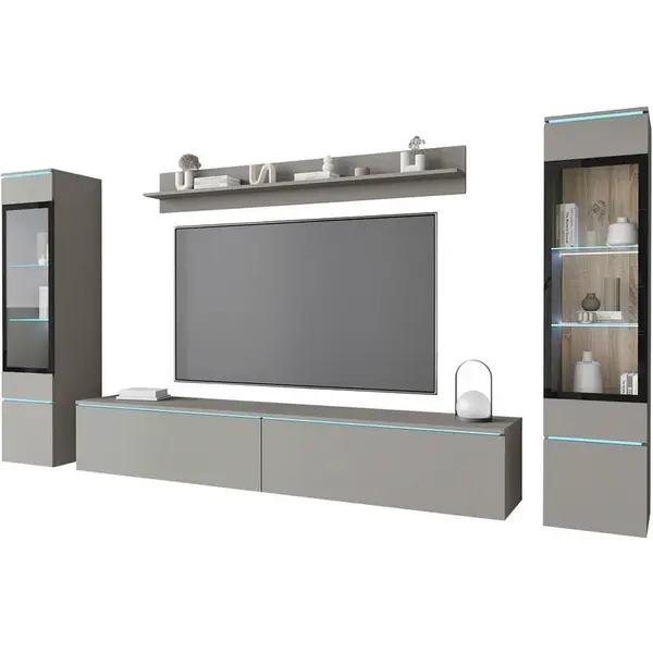 OBÝVACÍ STĚNA, šedá